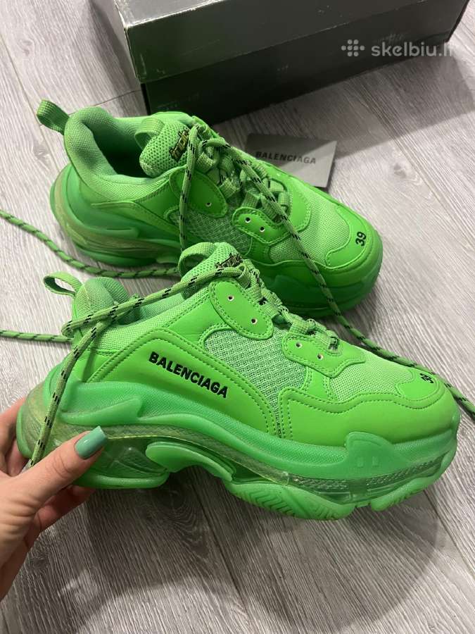 Balenciaga triple S žali sportbačiai - nuotraukos Nr. 2
