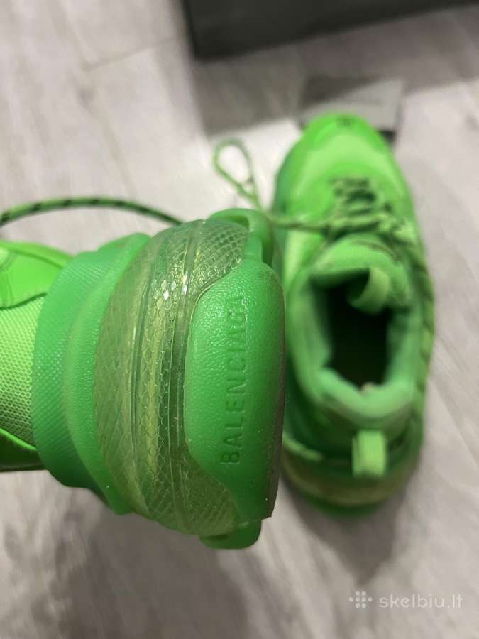 Balenciaga triple S žali sportbačiai - nuotraukos Nr. 5