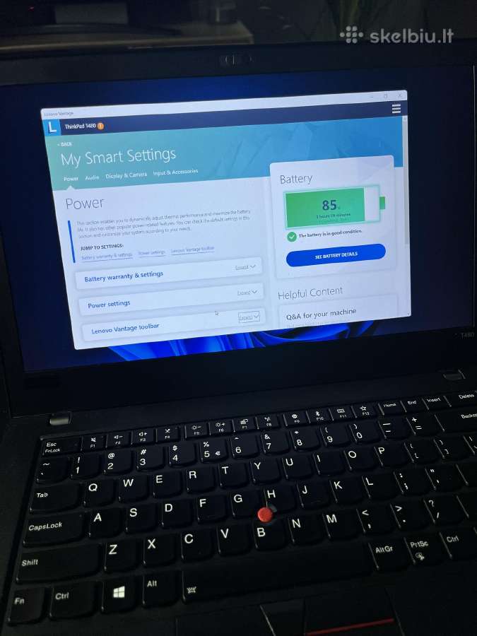 Lenovo Thinkpad T480 - nuotraukos Nr. 4