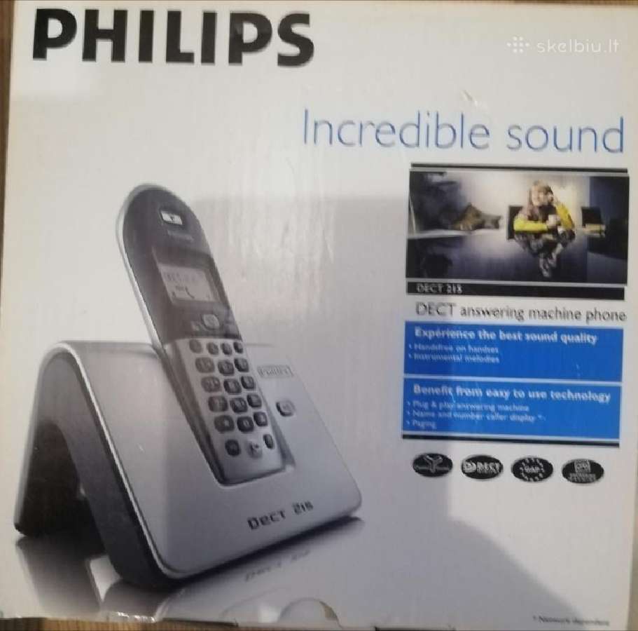 Telefonas Philips Dect215 - nuotraukos Nr. 3