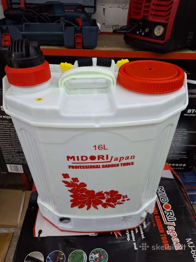 Akumuliatorinis sodo purkstuvas 16l japan