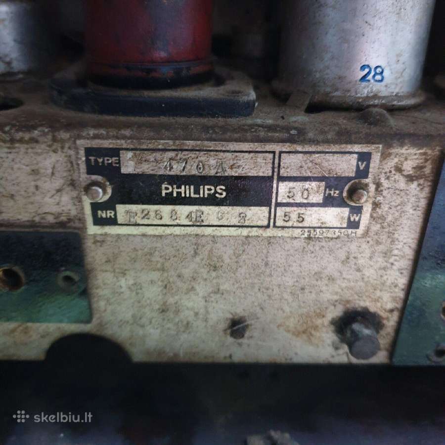 Radio Imtuvas Philips 470 A 29 - nuotraukos Nr. 8