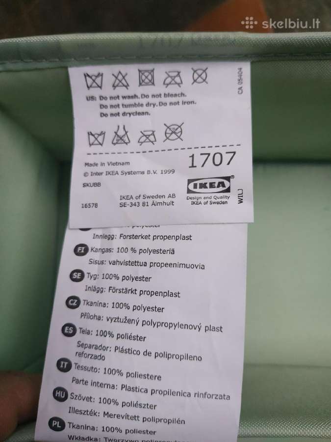 Ikea spintos dėtuvė su stalciukais - nuotraukos Nr. 5
