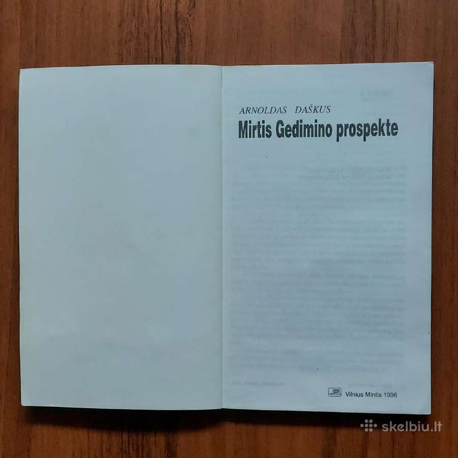 Arnoldas Daškus " Mirtis Gedimino prospekte " - nuotraukos Nr. 3