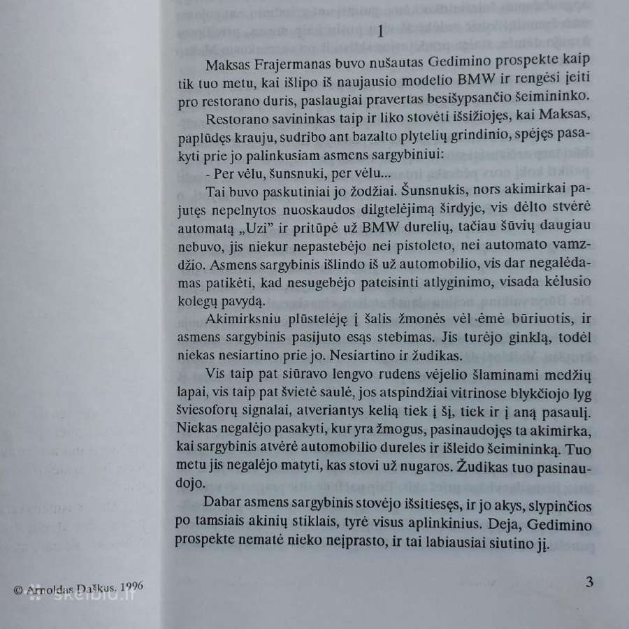 Arnoldas Daškus " Mirtis Gedimino prospekte " - nuotraukos Nr. 4