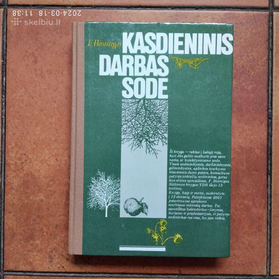 F Biomigas "Kasdieninis darbas sode" 1988 metai - nuotraukos Nr. 2