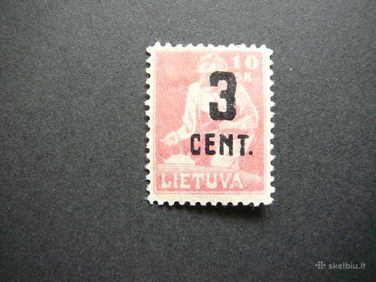Lietuva 1922 Mlh lit157sp