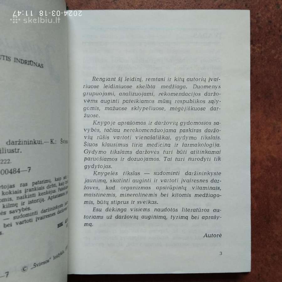 G. Visockaite "Jaunajam daržininkui" 1989 metai - nuotraukos Nr. 5