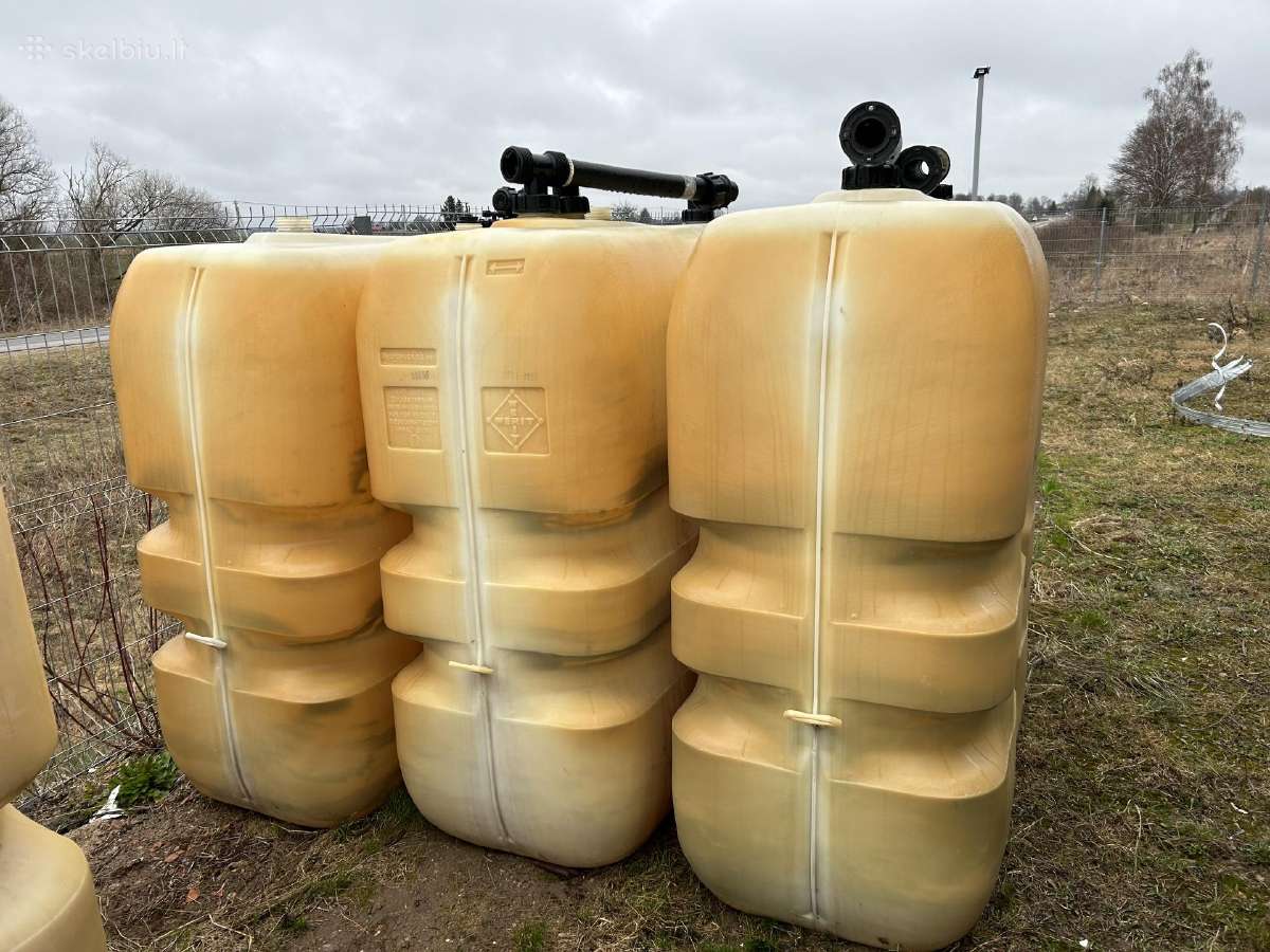 Talpos, bačkos skystam kurui vandeniui750-3000ltr - nuotraukos Nr. 12