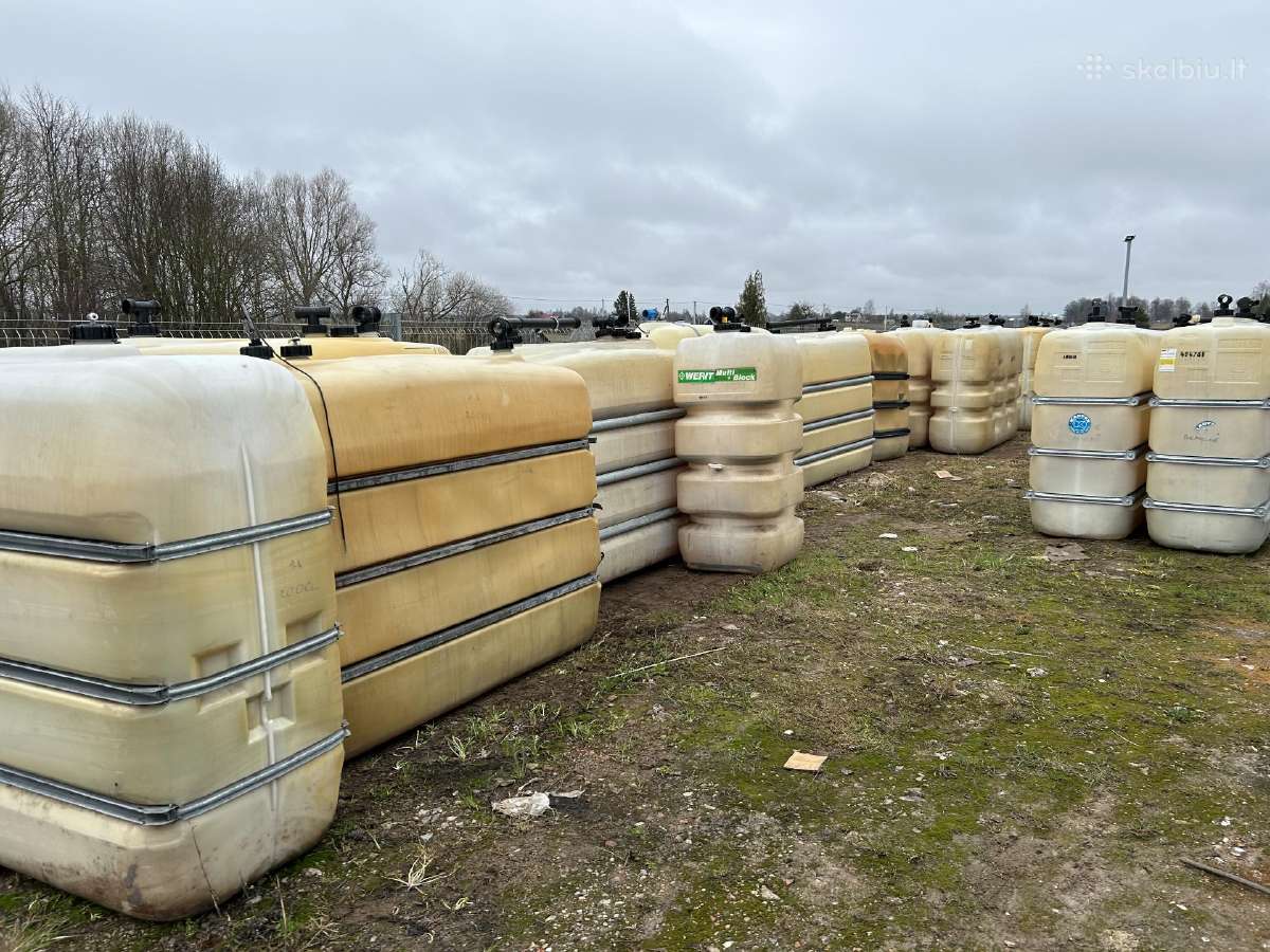 Talpos, bačkos skystam kurui vandeniui750-3000ltr - nuotraukos Nr. 2