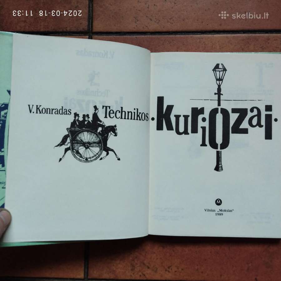 V. Kondratas "Technikos kuriozai" 1989 metai. - nuotraukos Nr. 2