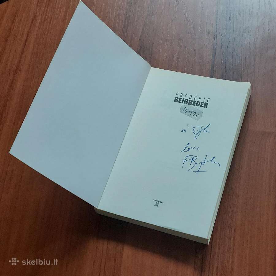 Frederic Beigbeder " 14 ,99 " / su autografu / - nuotraukos Nr. 3