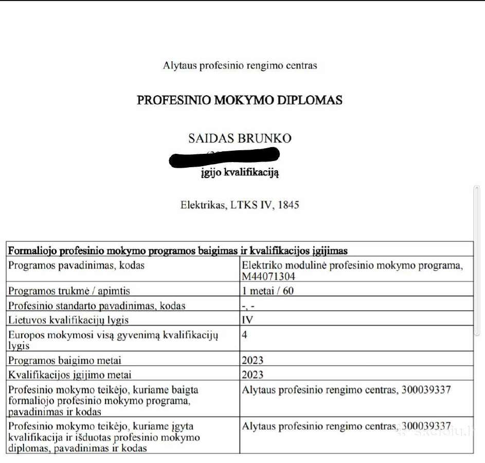 Elektrikas - Smulkūs elektros darbai - nuotraukos Nr. 17