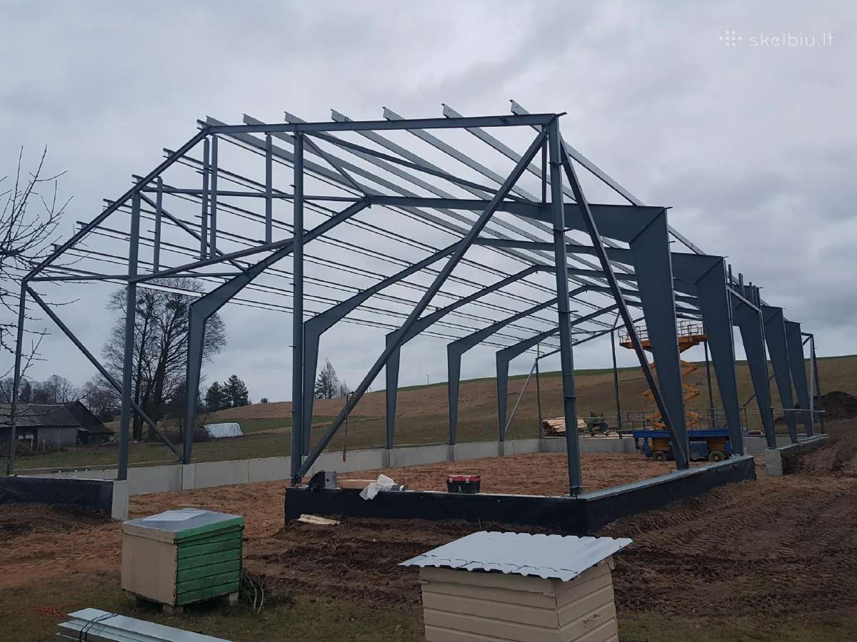 Angarai fermos sandėliai projektavimas statyba - nuotraukos Nr. 24