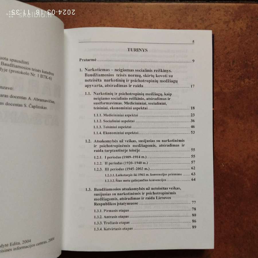 E. Gruodytė "Narkotikai ir baudžiamoji atsakomybė" - nuotraukos Nr. 2