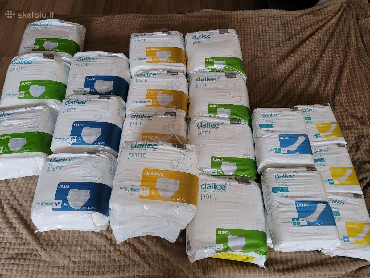Dailee pant sauskelnes viskas po 1€