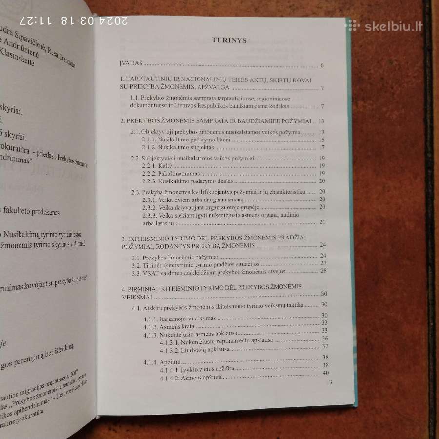 Prekybos žmonėmis nusikaltimų tyrimo metodika - nuotraukos Nr. 3