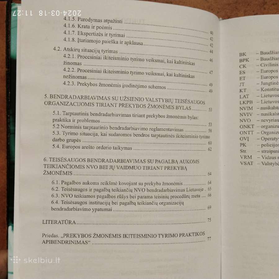 Prekybos žmonėmis nusikaltimų tyrimo metodika - nuotraukos Nr. 4