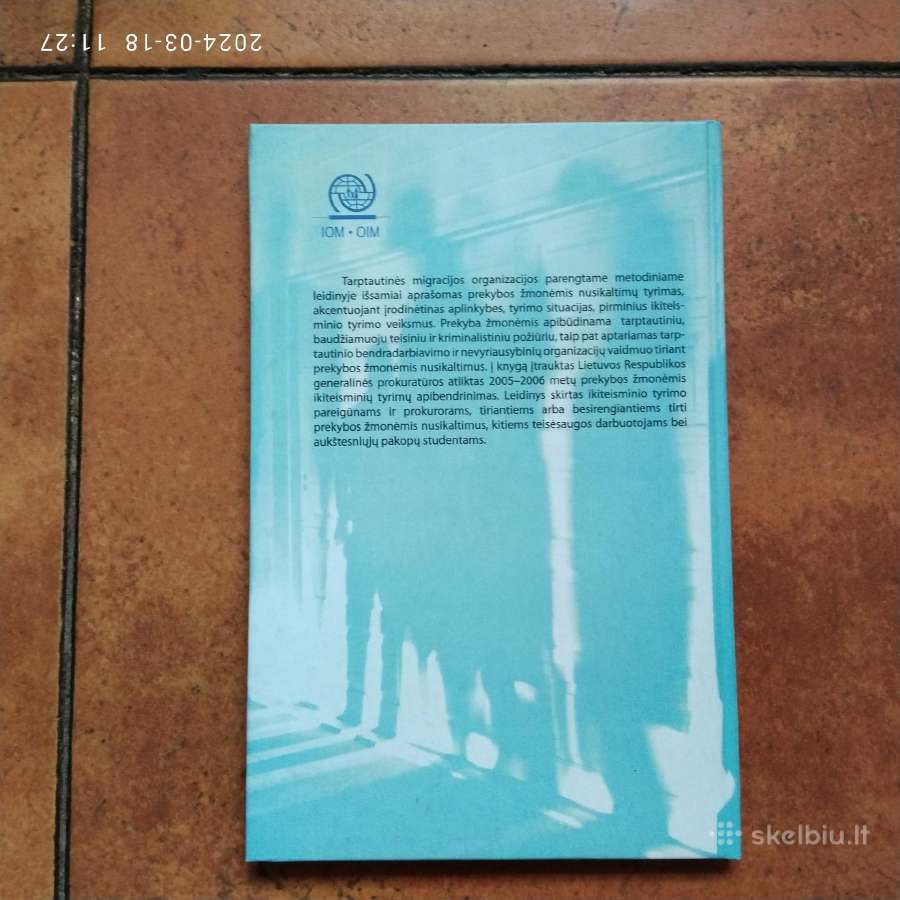 Prekybos žmonėmis nusikaltimų tyrimo metodika - nuotraukos Nr. 7