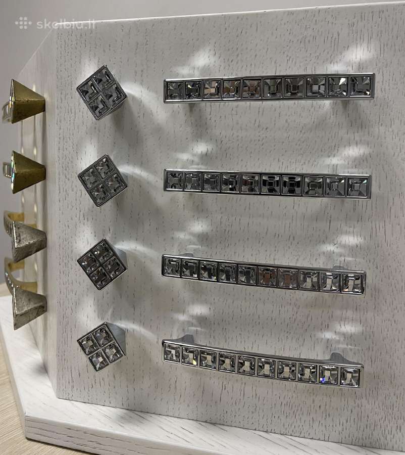 Swarovski baldinės rankenėlės - nuotraukos Nr. 3
