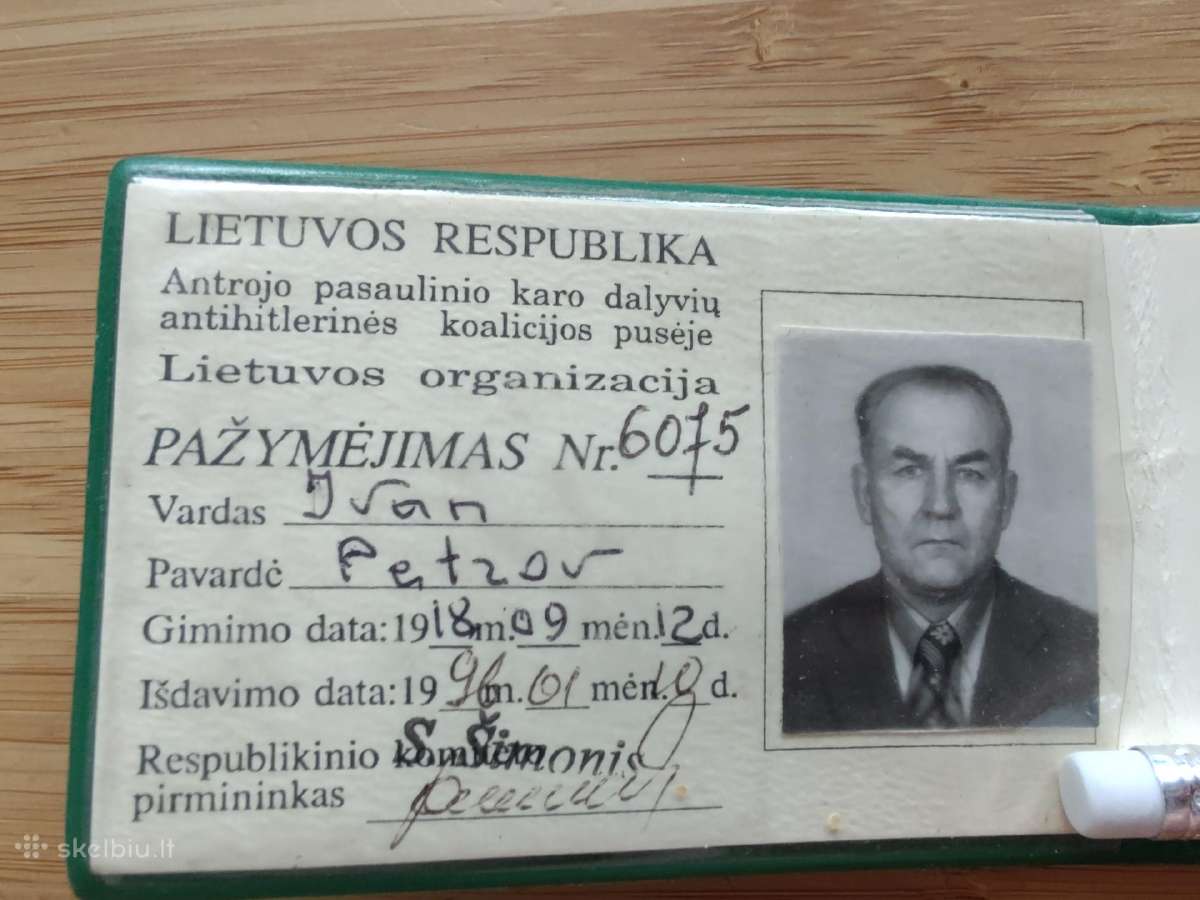 Antrojo pasaulinio karo veterano lotas 1939-1945 - nuotraukos Nr. 2