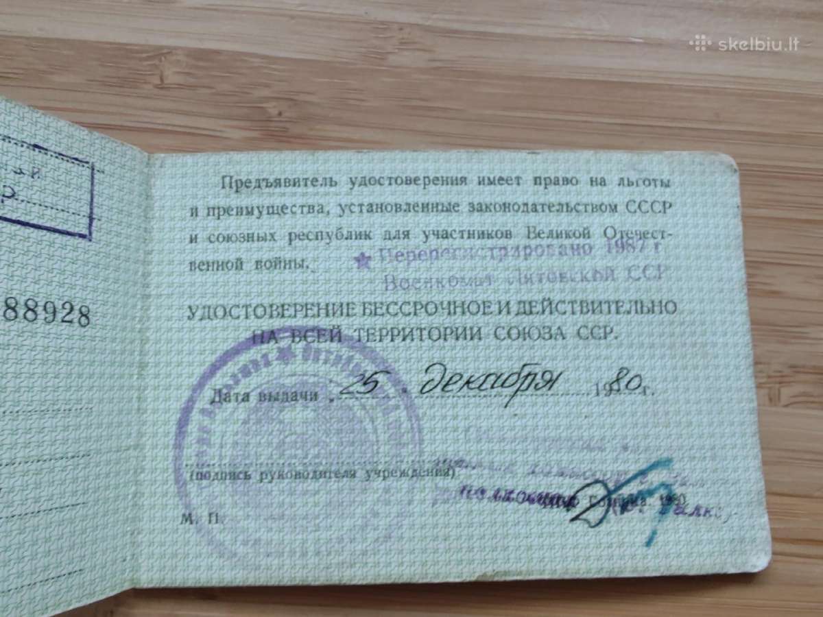 Antrojo pasaulinio karo veterano lotas 1939-1945 - nuotraukos Nr. 4
