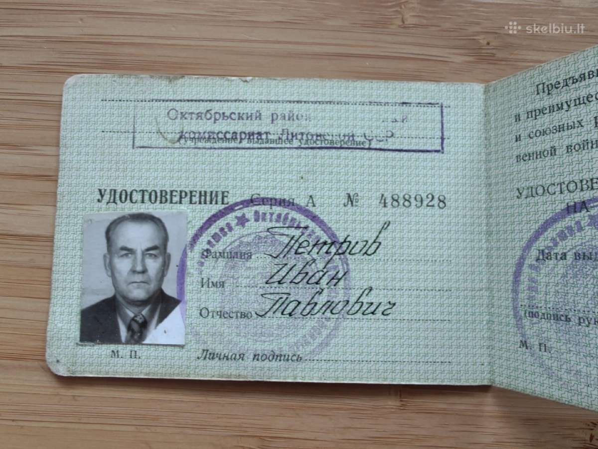 Antrojo pasaulinio karo veterano lotas 1939-1945 - nuotraukos Nr. 3