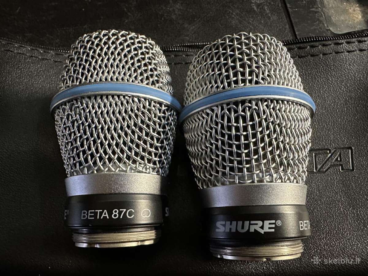 Shure Beta 87c kapsulės