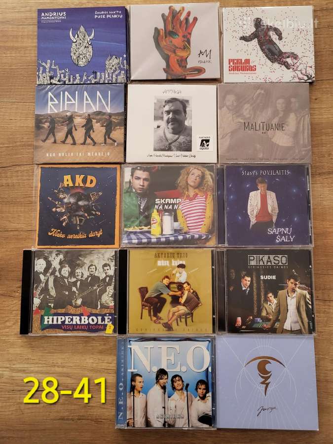 Parduodami lietuviški CD