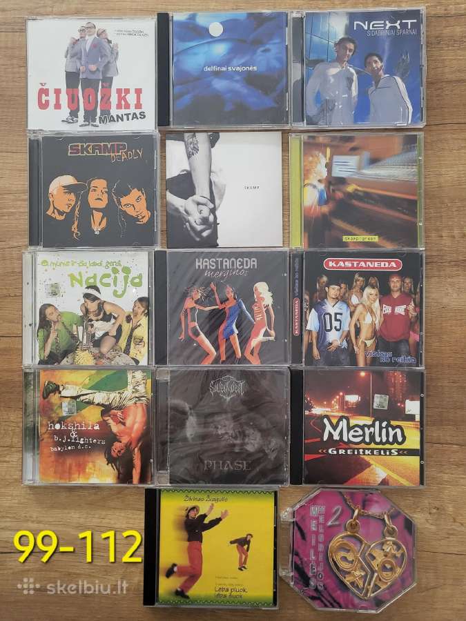 Parduodami lietuviški CD