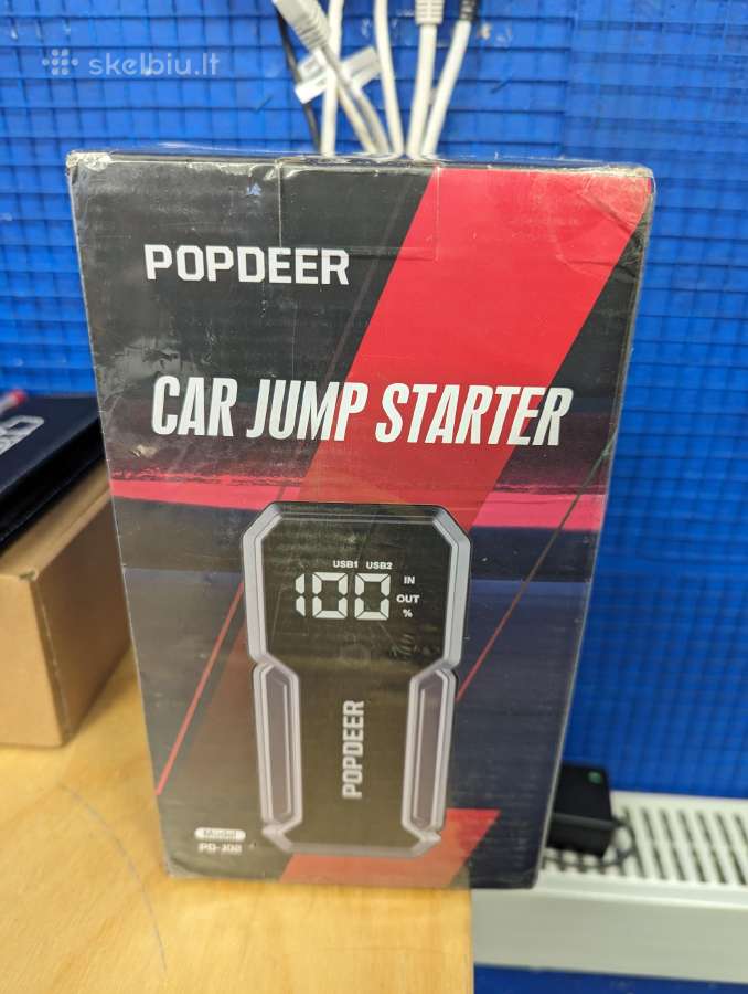 Popdeer Pd-j02 Jump starter, užvedėjas, busteris - Skelbiu.lt