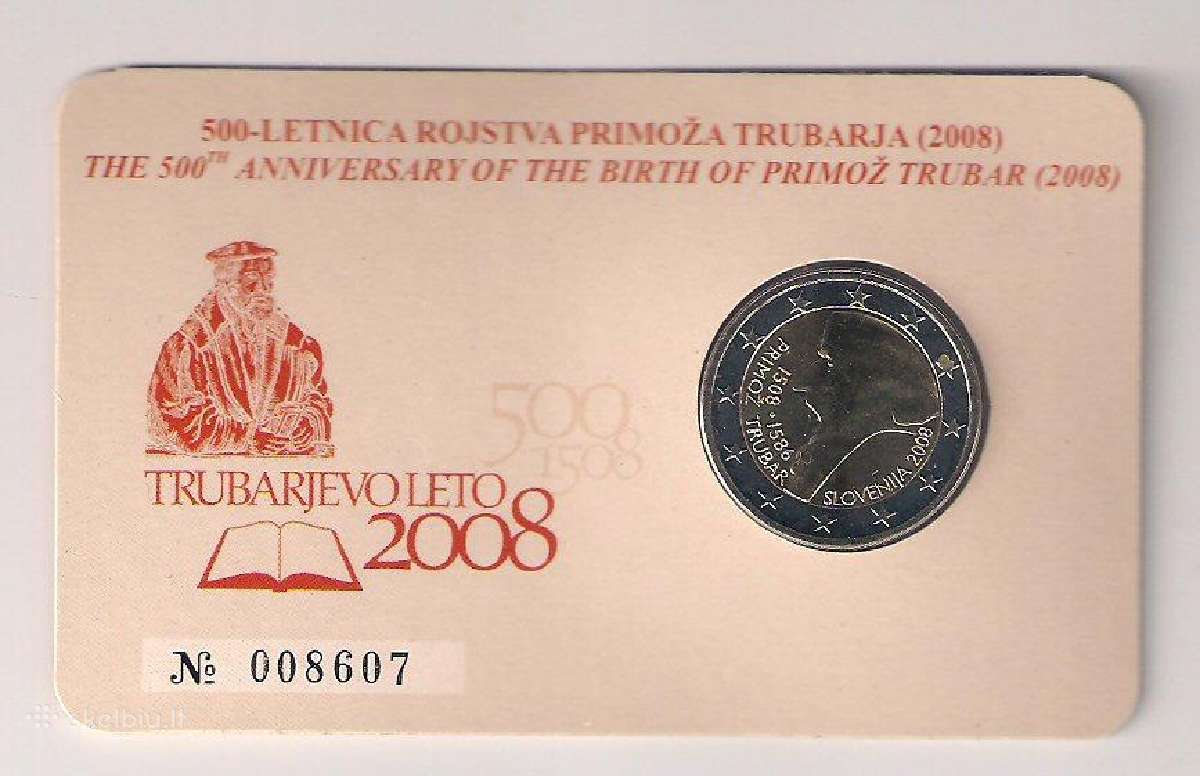 Slovėnijos 2008 proginė Proof kokybės 2€ moneta