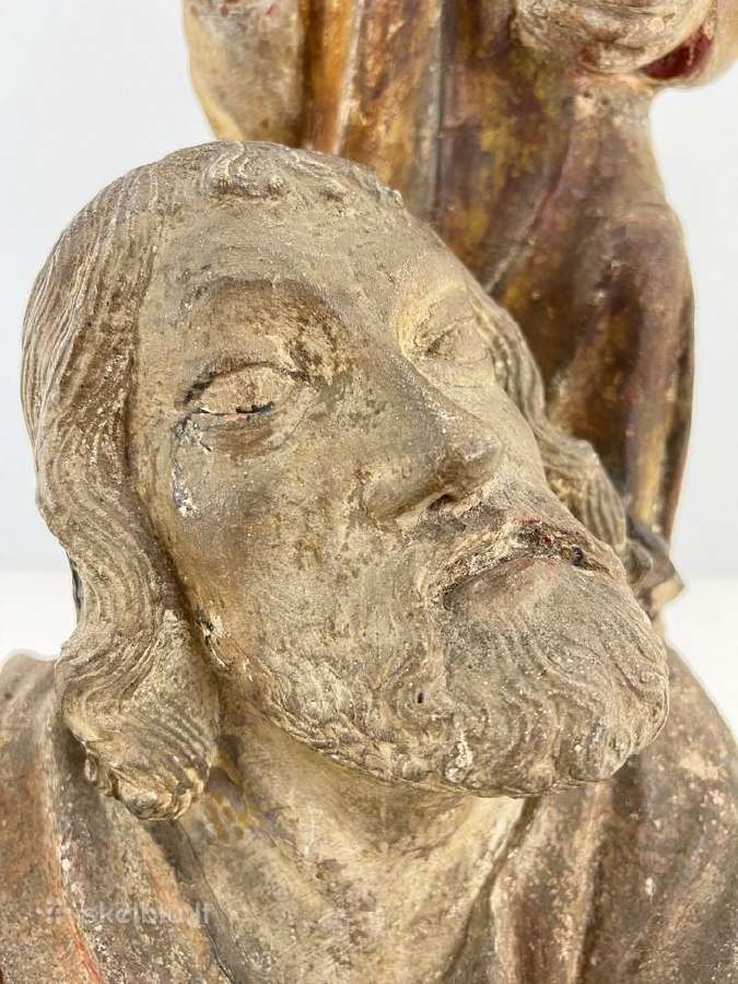 Šv. Kristoforo skulptūra 15 a. - nuotraukos Nr. 9