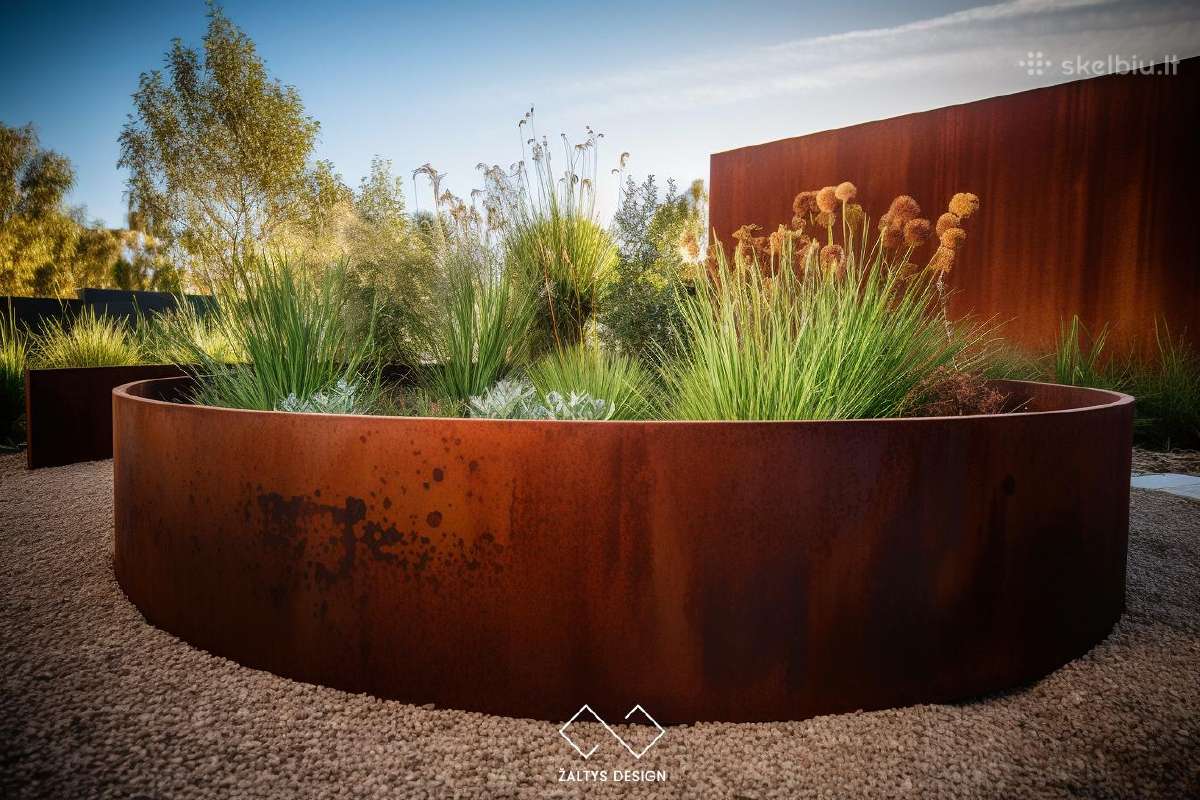 Corten plieno pakeltos lysvės - nuotraukos Nr. 7