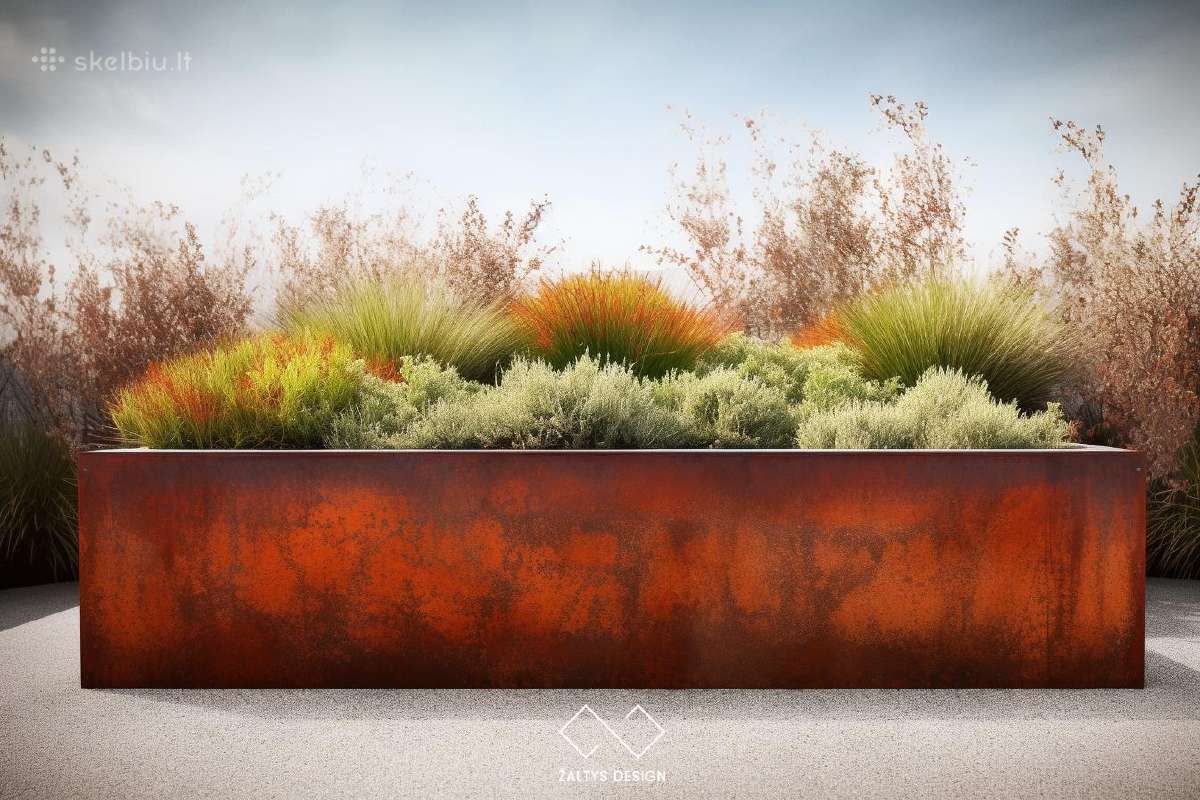 Corten plieno pakeltos lysvės - nuotraukos Nr. 5