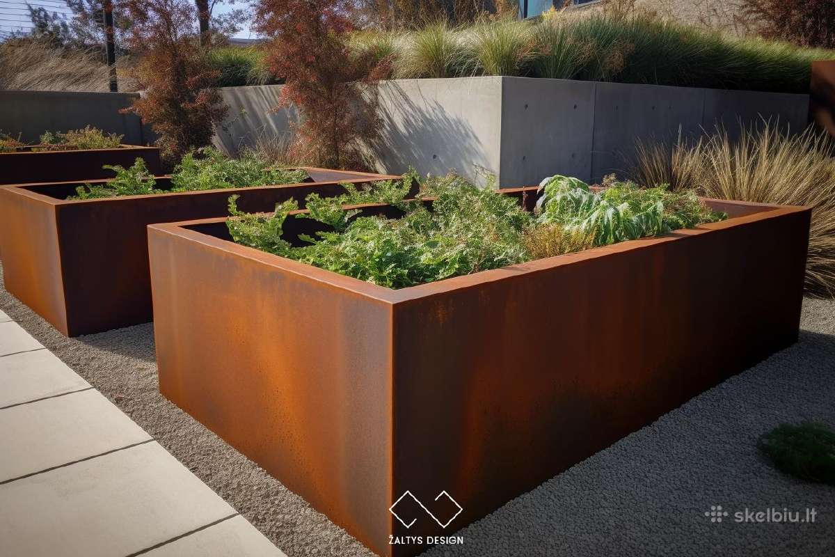 Corten plieno pakeltos lysvės - nuotraukos Nr. 12