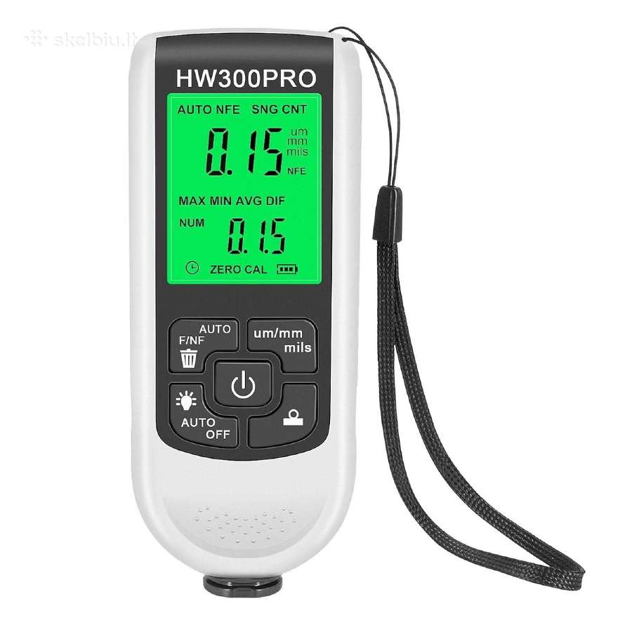 Naujas dažų storio matuoklis Hw-300 Pro - nuotraukos Nr. 5