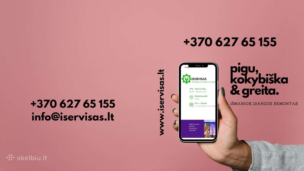 iPhone, Xiaomi, Samsung greitas ekranų keitimas - nuotraukos Nr. 2