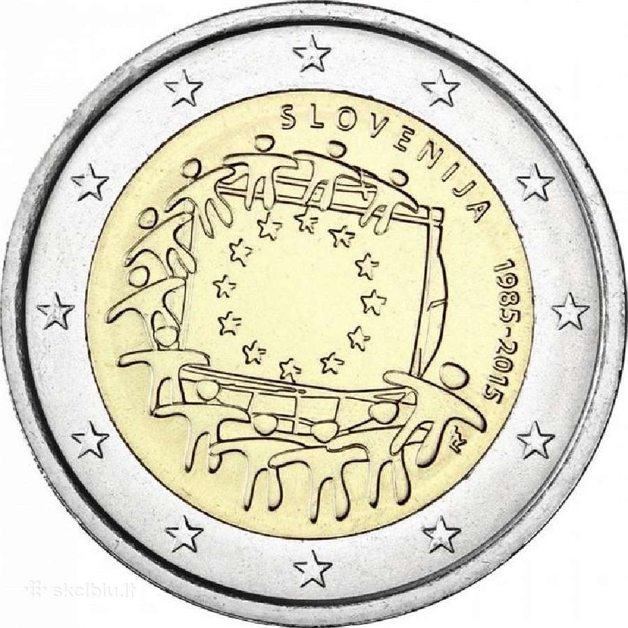 Slovėnijos proginės 2€ monetos (Unc) Atnaujintas - nuotraukos Nr. 2