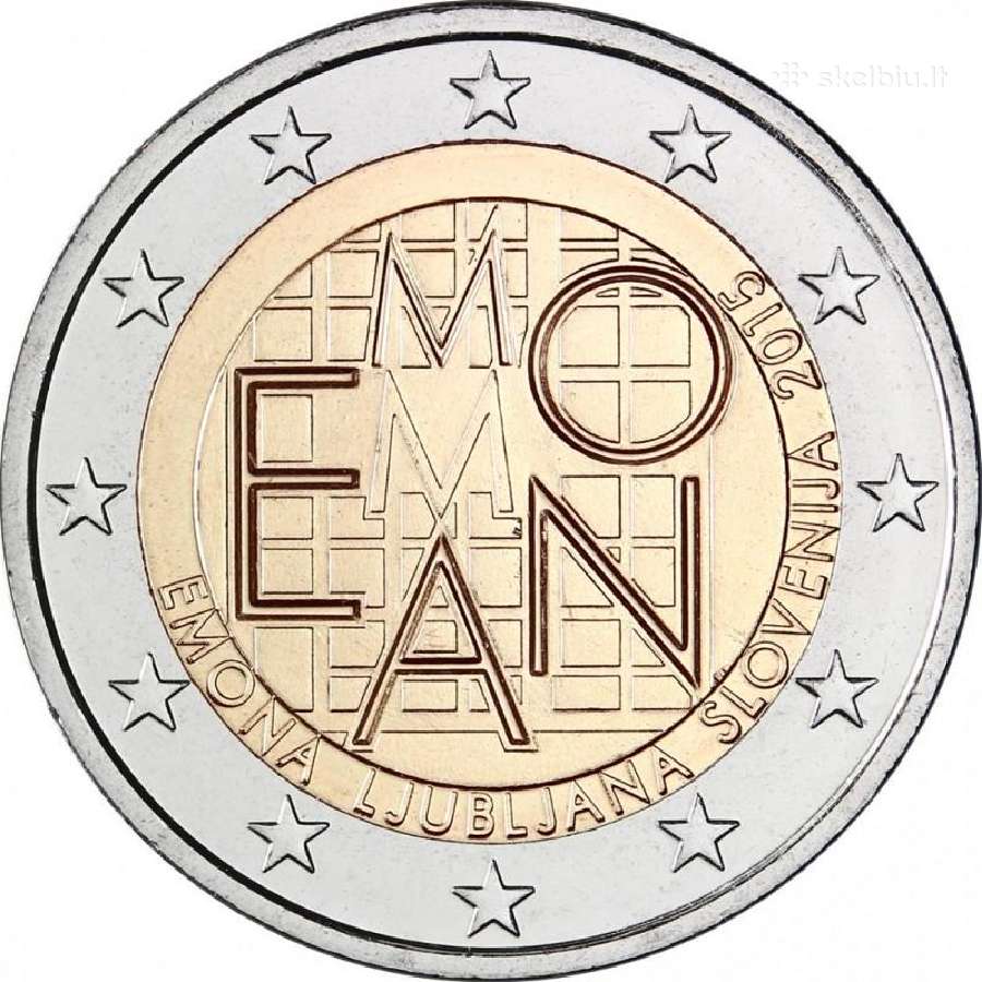Slovėnijos proginės 2€ monetos (Unc) Atnaujintas - nuotraukos Nr. 3