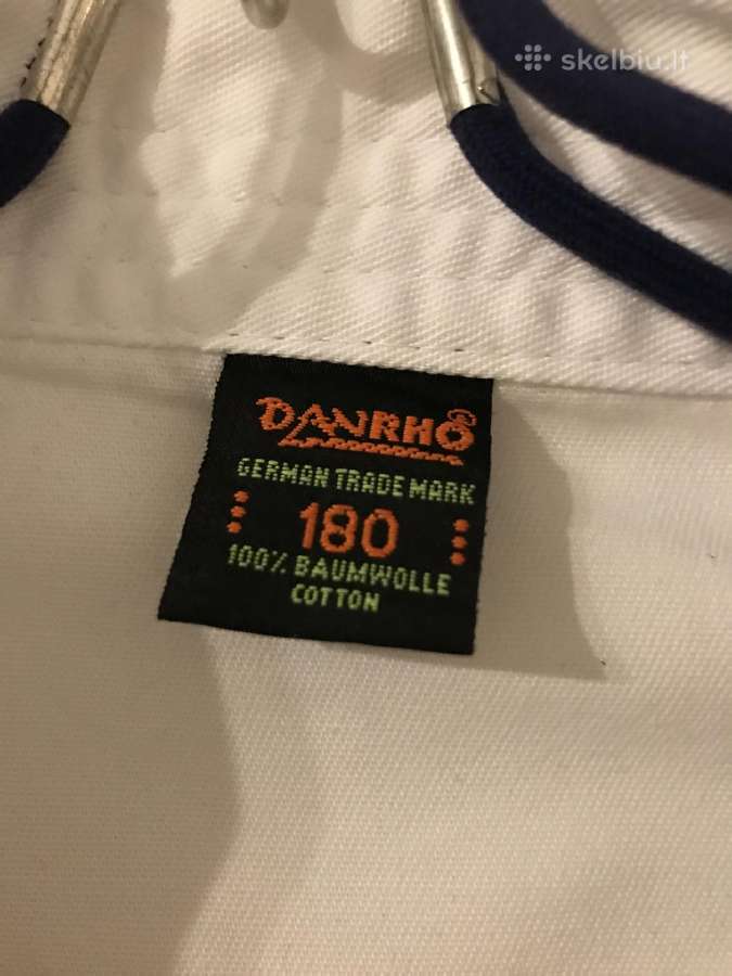 Karate kimono Danrho Shiro 180cm - nuotraukos Nr. 2