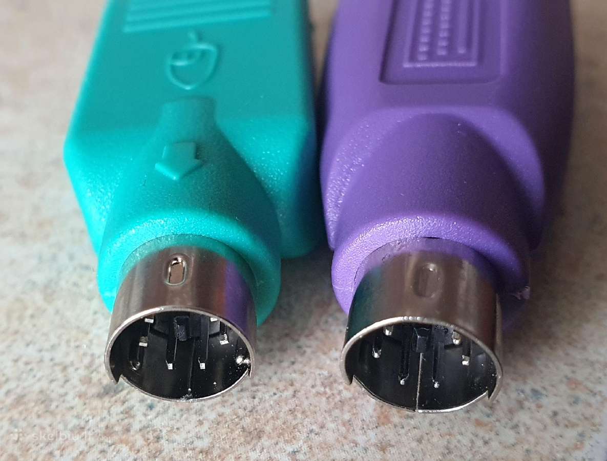 Usb į Ps2 pelės ir klaviatūros adapteris - nuotraukos Nr. 3