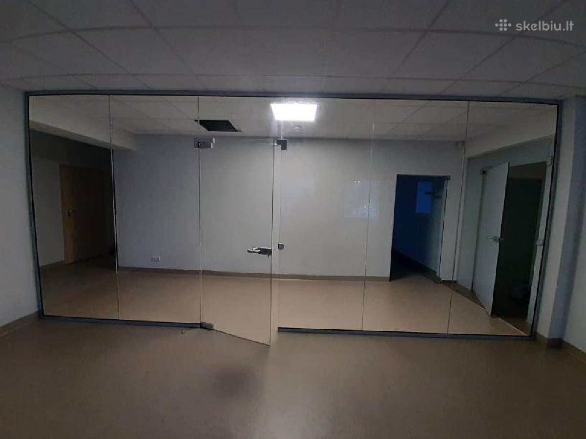 Berėmės stiklo pertvaros biuras / ofisams - nuotraukos Nr. 5