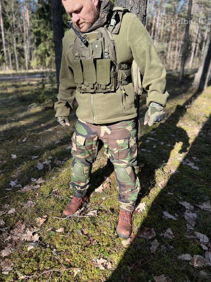 Taktinės woodland kelnės