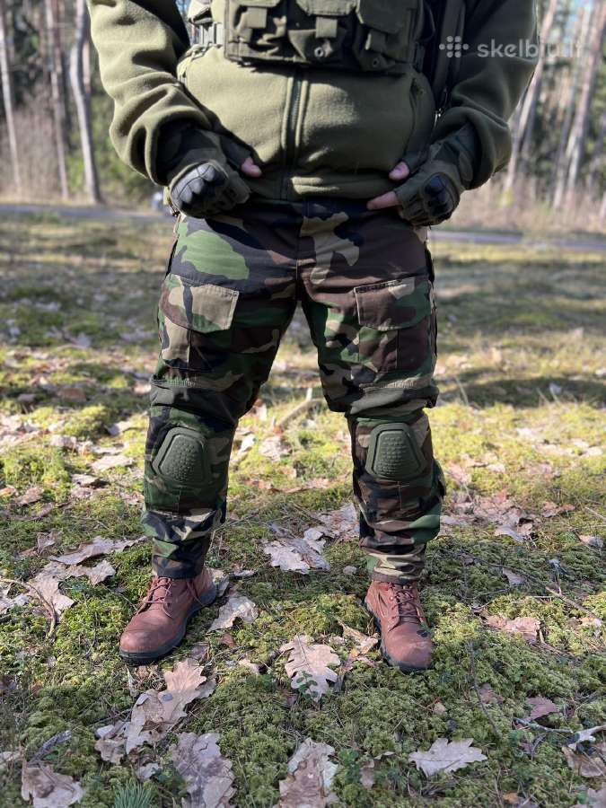 Taktinės woodland kelnės - nuotraukos Nr. 6