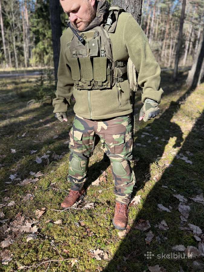 Taktinės woodland kelnės