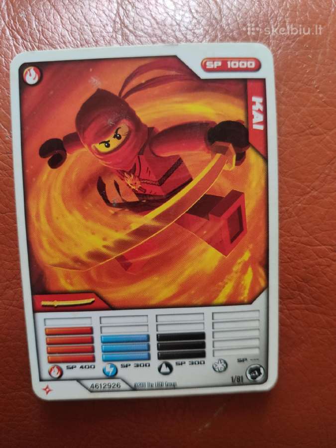 Lego ninjago kortelės 10 vnt. - nuotraukos Nr. 10