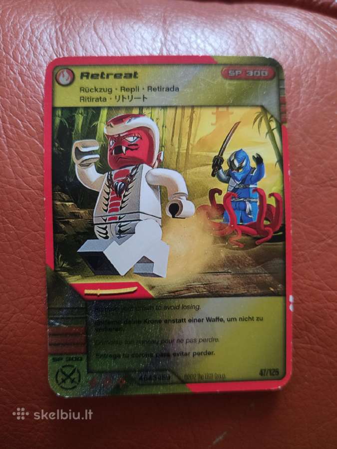 Lego ninjago kortelės 10 vnt. - nuotraukos Nr. 11