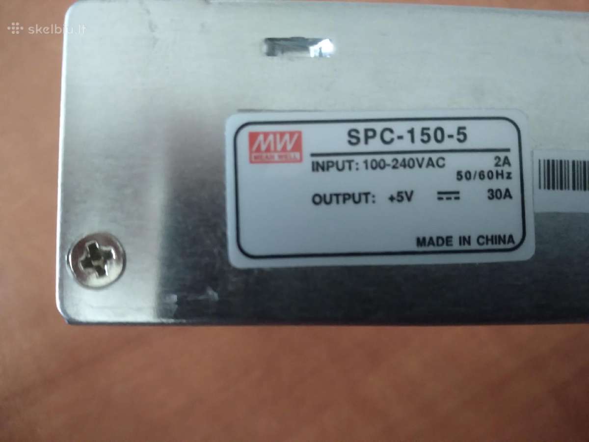 Dc Maitinimo šaltinis Mean Well 5v 30a