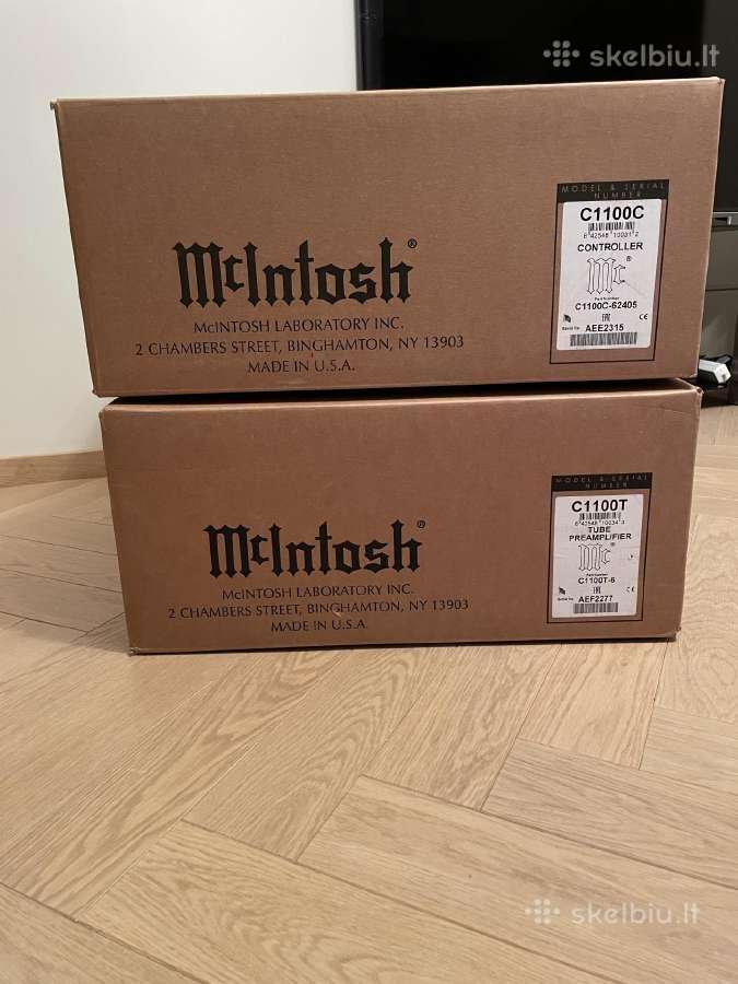 Mcintosh C1100 tube Pre-amp C1100c +C1100t - nuotraukos Nr. 7